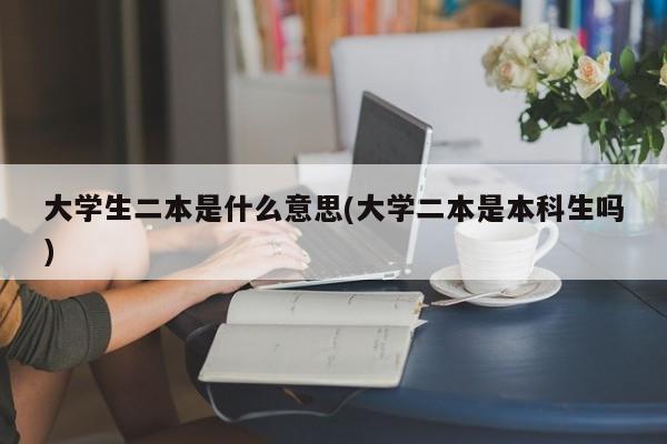 大学生二本是什么意思(大学二本是本科生吗)